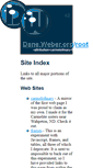Mobile Screenshot of dane.weber.org