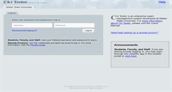 Desktop Screenshot of chitester.weber.edu